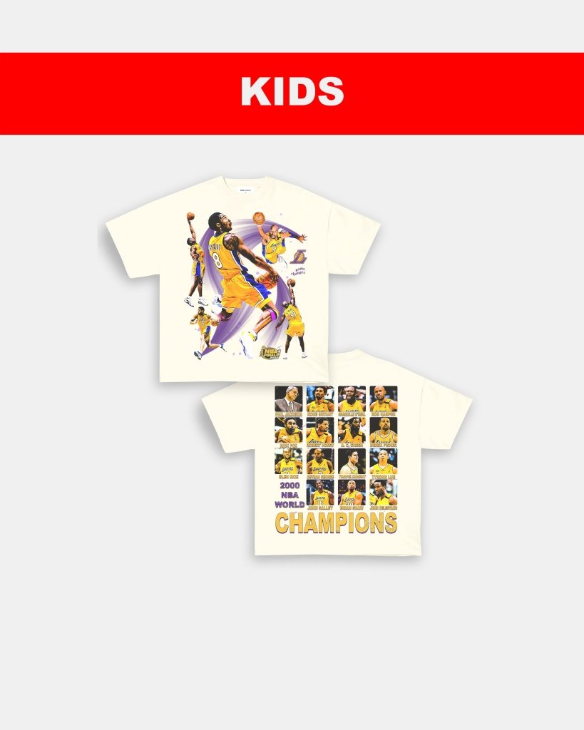 2000 NBA CHAMPS - KIDS TEE - [DS] - WINS™ GAME CHANGERS TEE - WINS LA