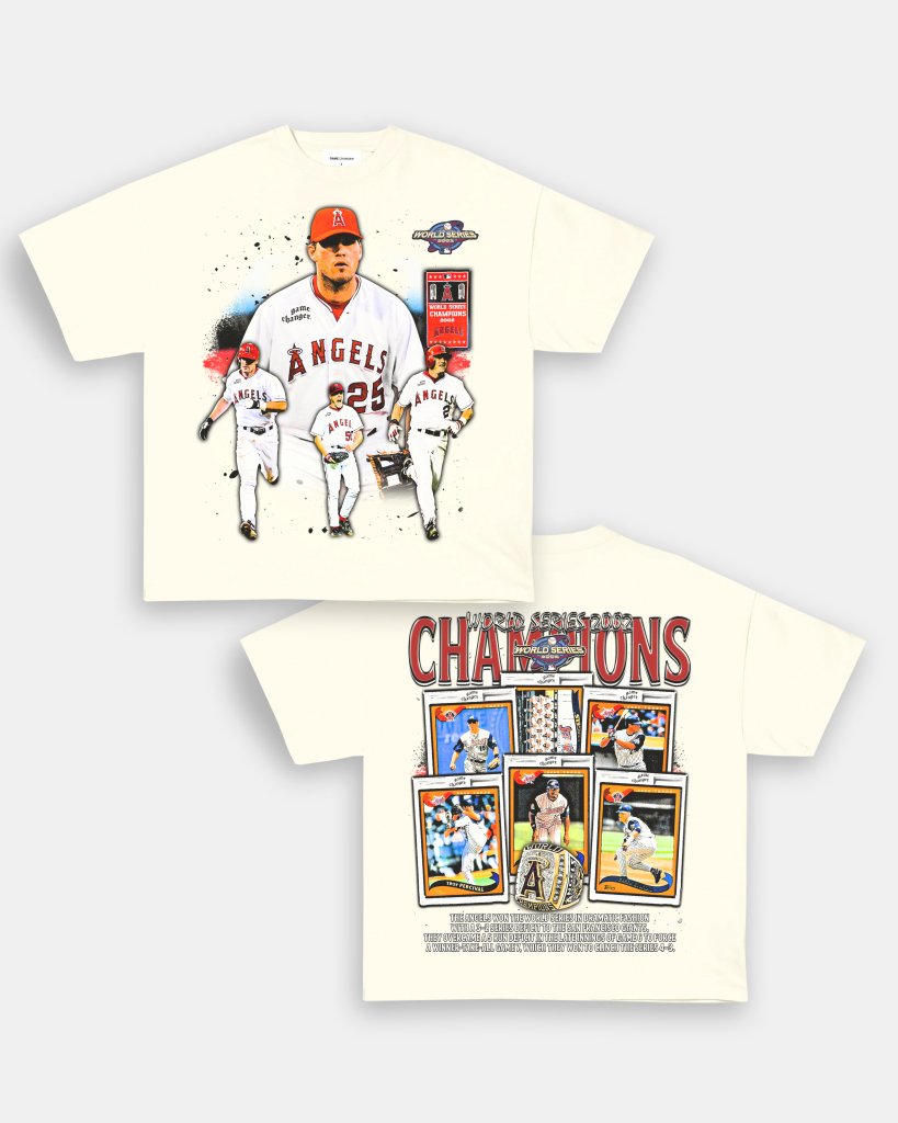 2002 WORLD SERIES CHAMPS - ANGELS TEE - [DS] - WINS™ GAME CHANGERS TEE - WINS LA