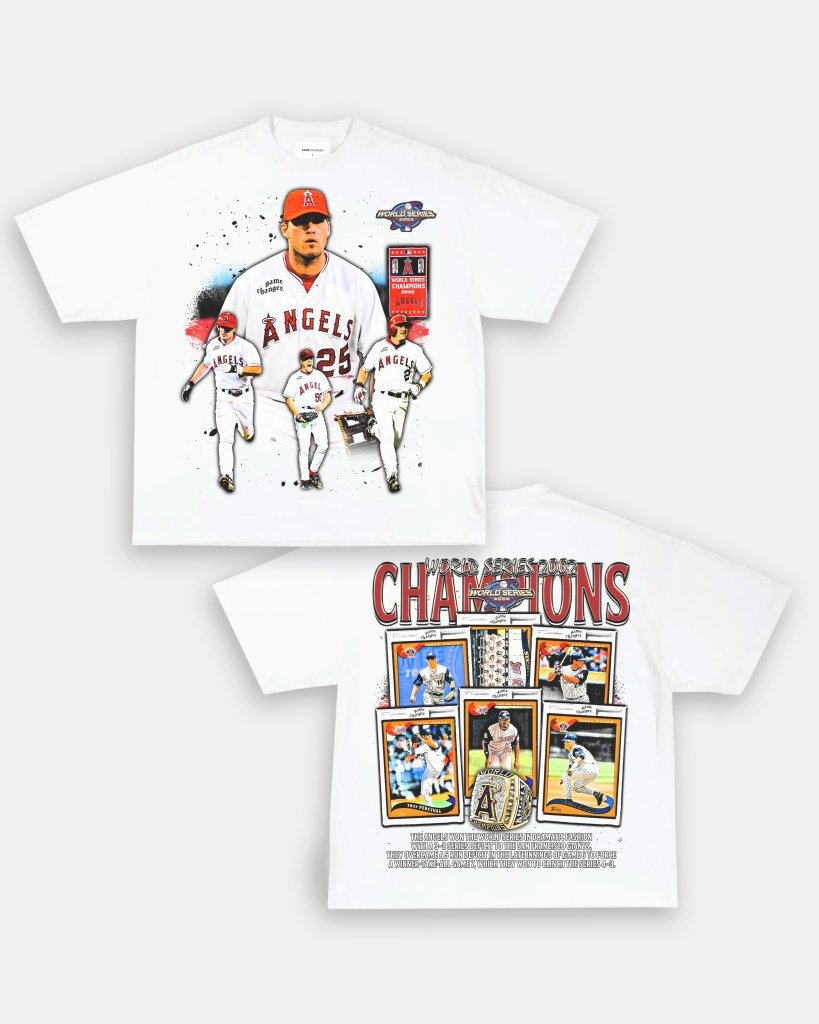 2002 WORLD SERIES CHAMPS - ANGELS TEE - [DS] - WINS™ GAME CHANGERS TEE - WINS LA