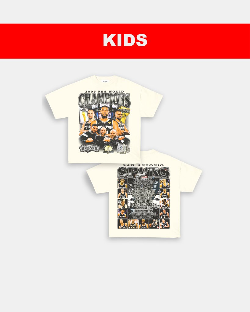 2003 NBA CHAMPIONS - KIDS TEE - [DS] - WINS™ GAME CHANGERS TEE - WINS LA