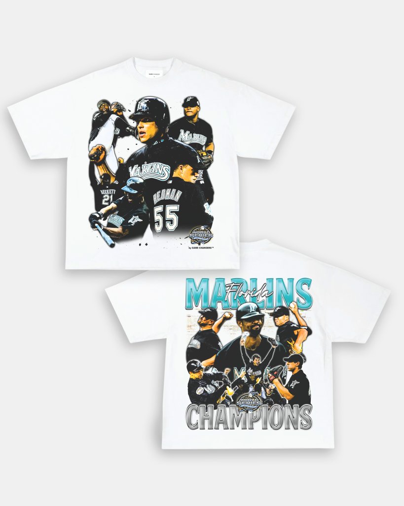 2003 WORLD SERIES CHAMPS - MARLINS TEE - [DS] - WINS™ GAME CHANGERS TEE - WINS LA