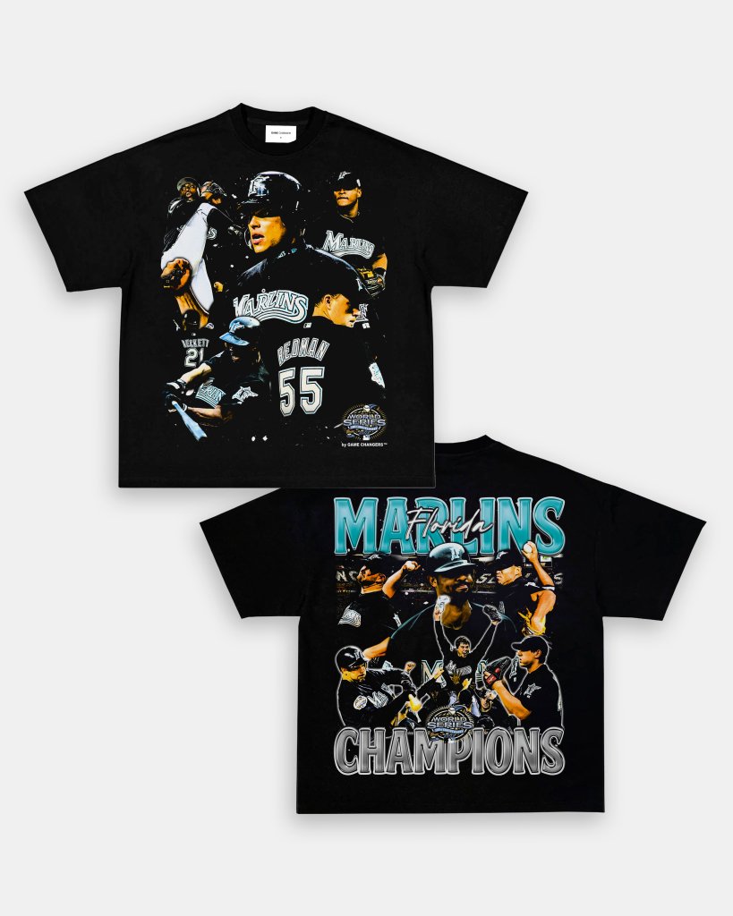 2003 WORLD SERIES CHAMPS - MARLINS TEE - [DS] - WINS™ GAME CHANGERS TEE - WINS LA