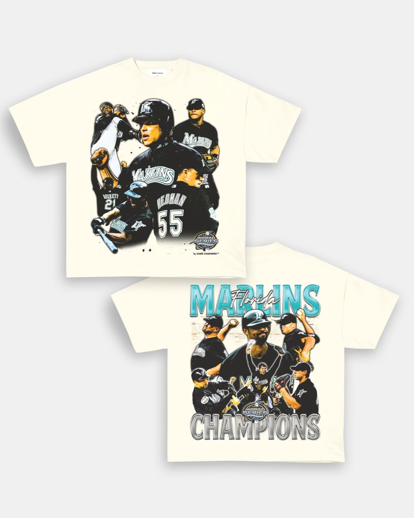 2003 WORLD SERIES CHAMPS - MARLINS TEE - [DS] - WINS™ GAME CHANGERS TEE - WINS LA