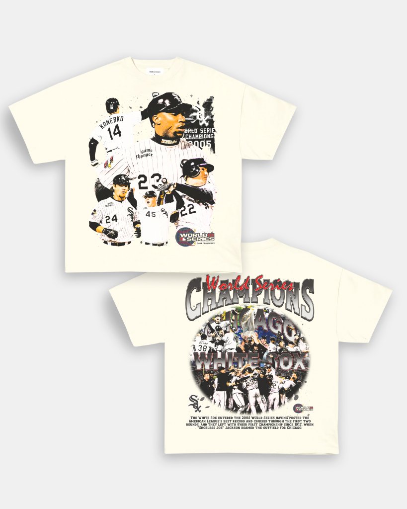 2005 WORLD SERIES CHAMPS - WHITE SOX TEE - [DS] - WINS™ GAME CHANGERS TEE - WINS LA