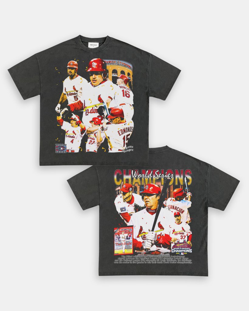 2006 WORLD SERIES CHAMPS - CARDINALS TEE - [DS] - WINS™ GAME CHANGERS TEE - WINS LA