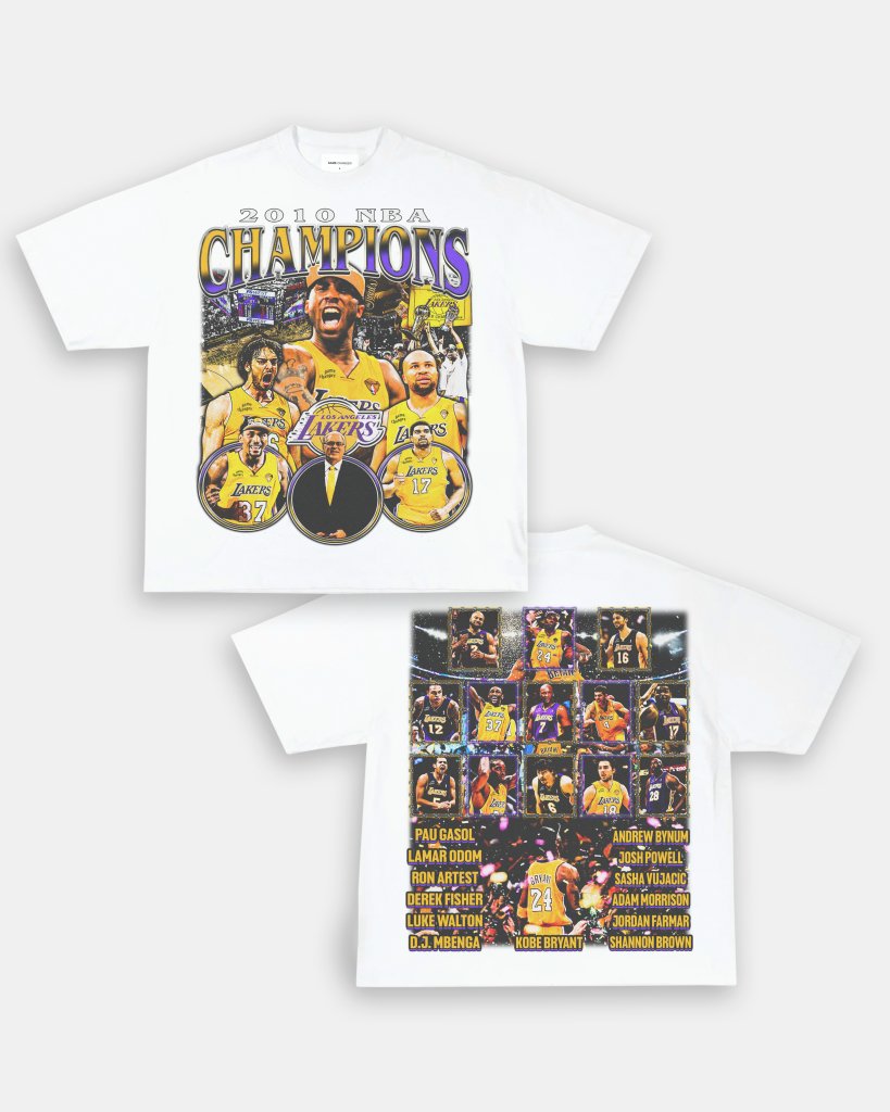 2010 NBA CHAMPIONS TEE - [DS] - WINS™ GAME CHANGERS TEE - WINS LA