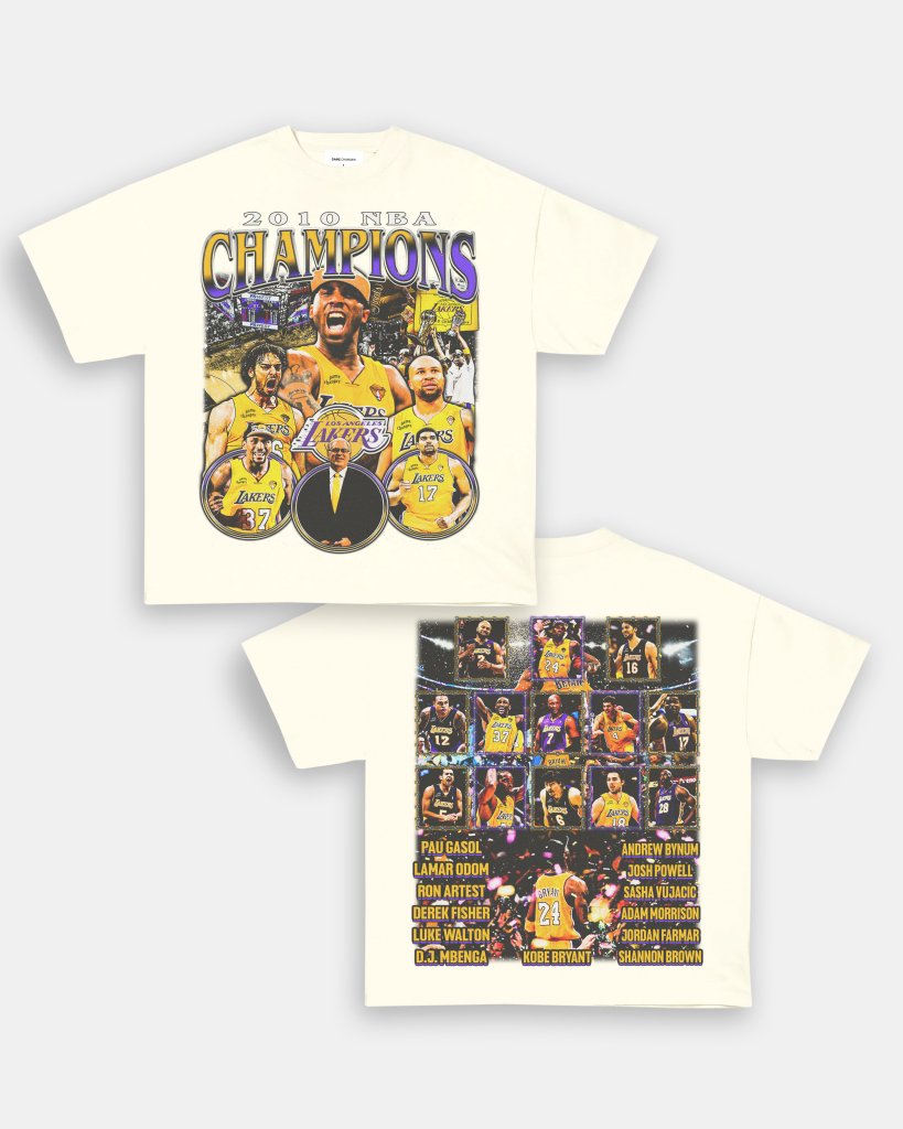 2010 NBA CHAMPIONS TEE - [DS] - WINS™ GAME CHANGERS TEE - WINS LA