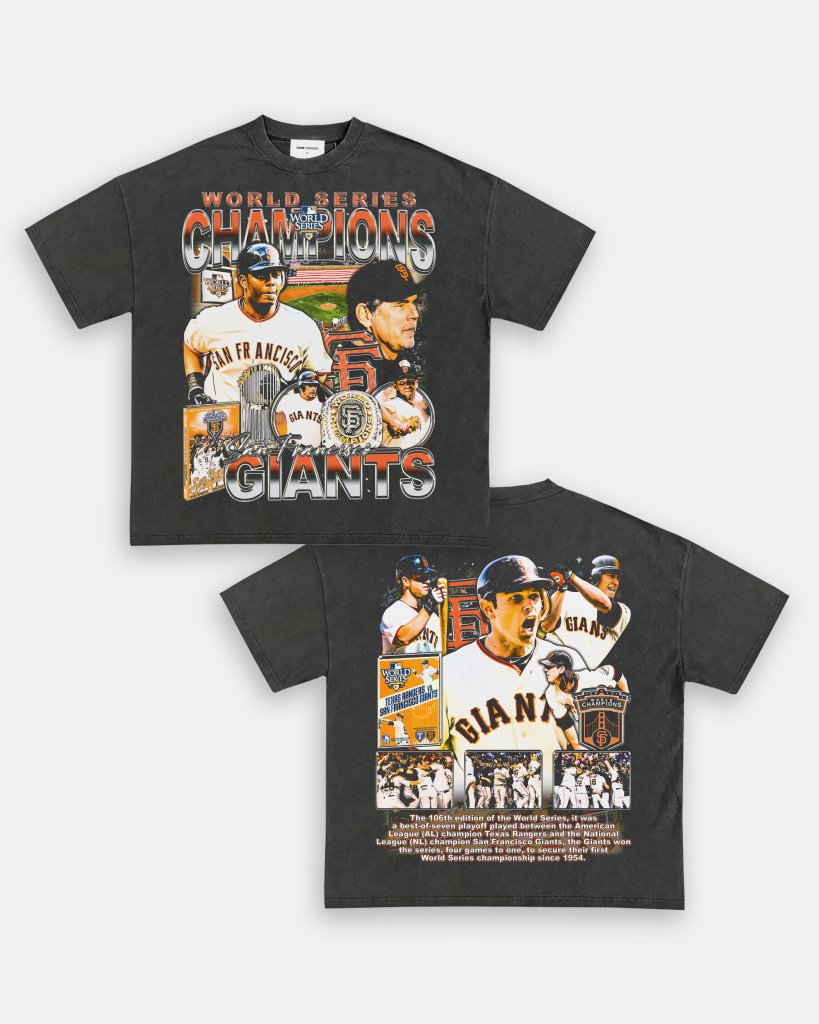 2010 WORLD SERIES CHAMPS - GIANTS TEE - [DS] - WINS™ GAME CHANGERS TEE - WINS LA