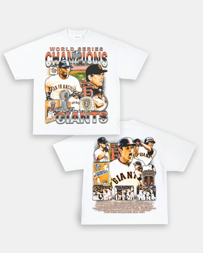 2010 WORLD SERIES CHAMPS - GIANTS TEE - [DS] - WINS™ GAME CHANGERS TEE - WINS LA