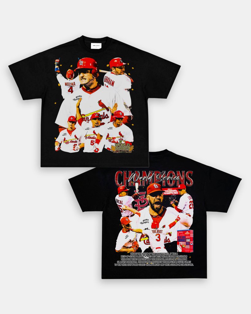 2011 WORLD SERIES CHAMPS - CARDINALS TEE - [DS] - WINS™ GAME CHANGERS TEE - WINS LA