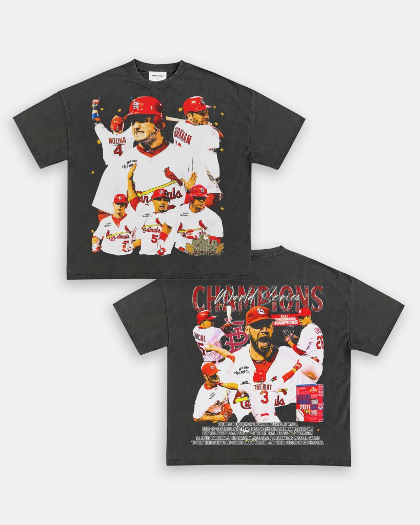 2011 WORLD SERIES CHAMPS - CARDINALS TEE - [DS] - WINS™ GAME CHANGERS TEE - WINS LA