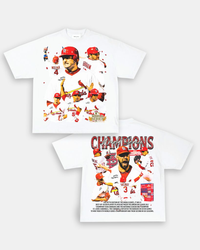 2011 WORLD SERIES CHAMPS - CARDINALS TEE - [DS] - WINS™ GAME CHANGERS TEE - WINS LA