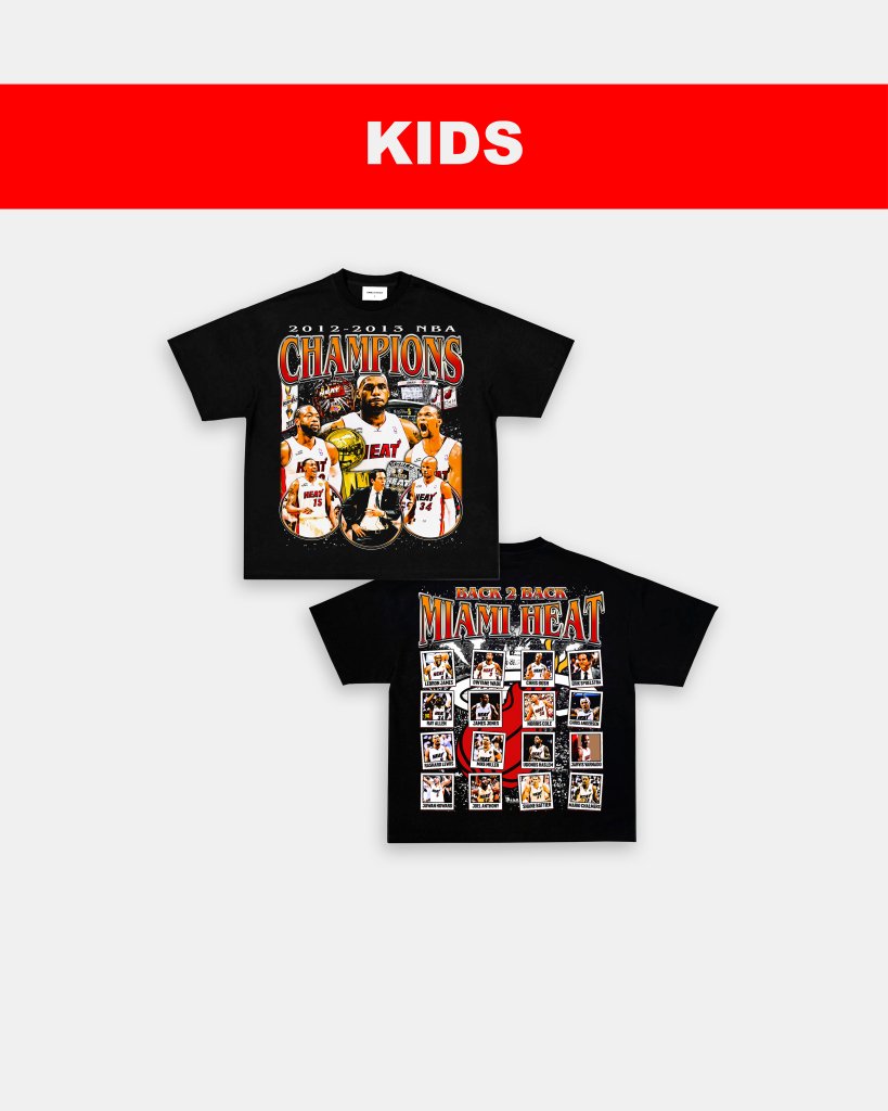 2012 - 13 NBA CHAMPIONS - KIDS TEE - [DS] - WINS™ GAME CHANGERS TEE - WINS LA