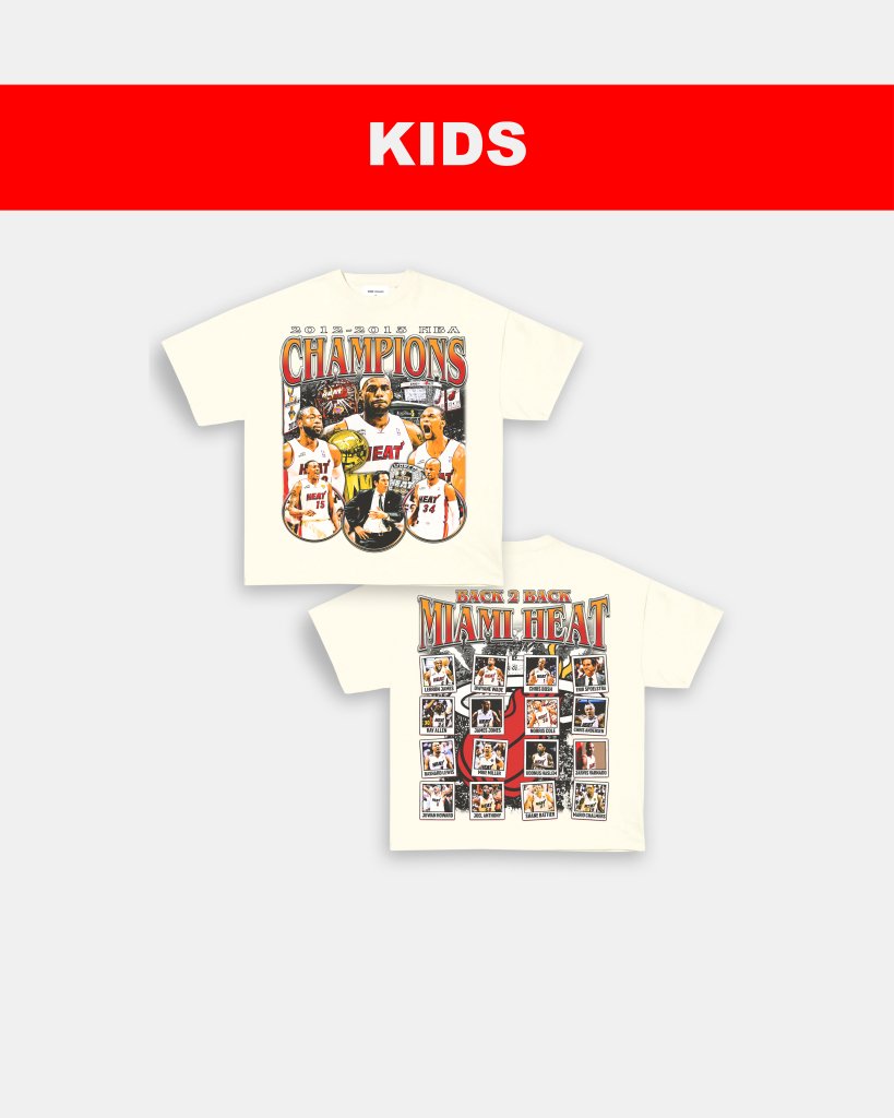 2012 - 13 NBA CHAMPIONS - KIDS TEE - [DS] - WINS™ GAME CHANGERS TEE - WINS LA