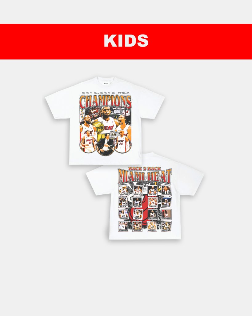 2012 - 13 NBA CHAMPIONS - KIDS TEE - [DS] - WINS™ GAME CHANGERS TEE - WINS LA