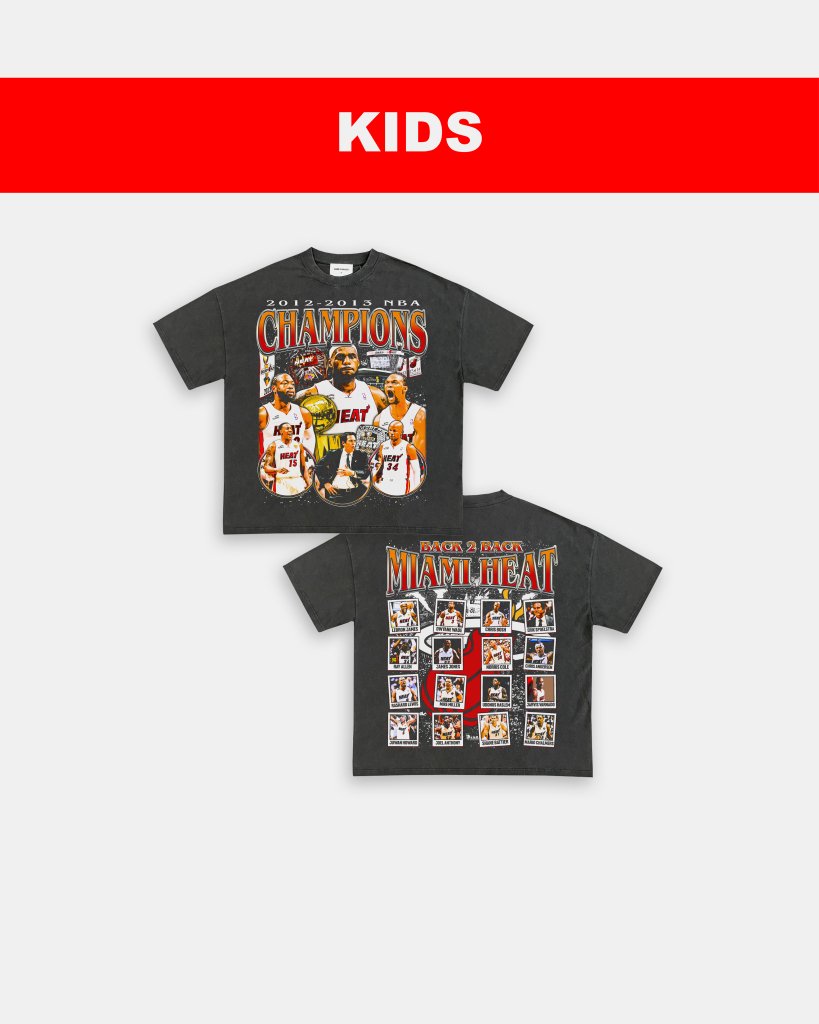 2012 - 13 NBA CHAMPIONS - KIDS TEE - [DS] - WINS™ GAME CHANGERS TEE - WINS LA