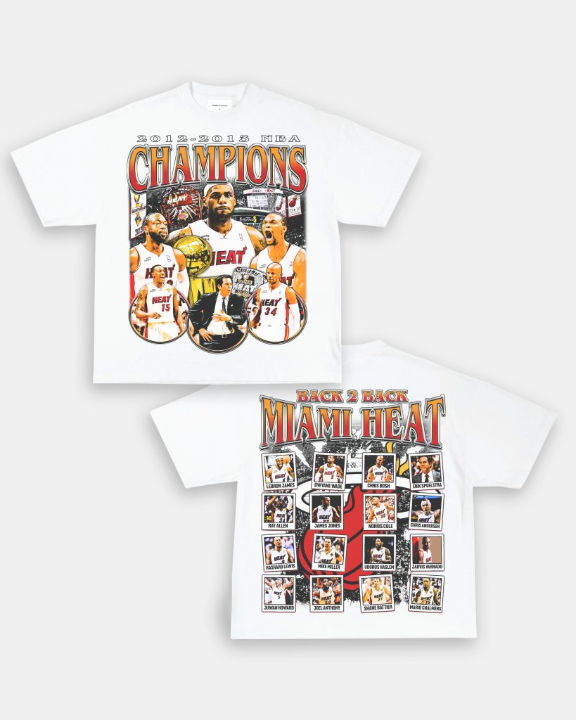 2012 - 13 NBA CHAMPIONS TEE - [DS] - WINS™ GAME CHANGERS TEE - WINS LA