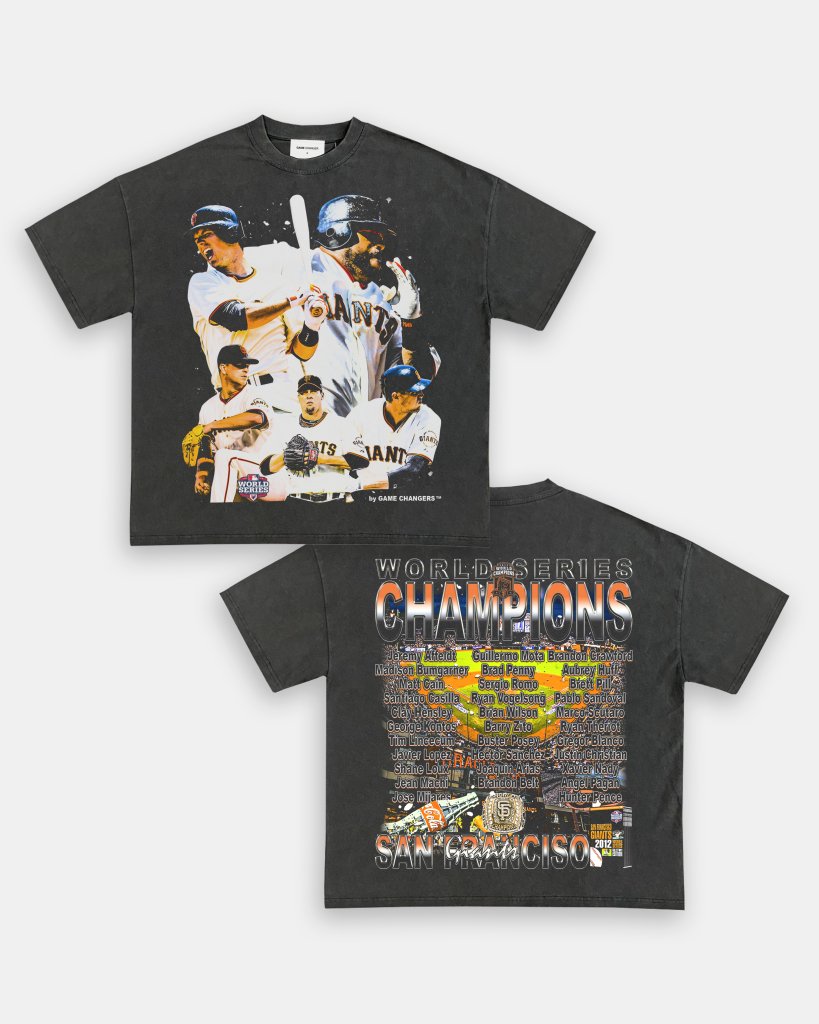 2012 WORLD SERIES CHAMPS - GIANTS TEE - [DS] - WINS™ GAME CHANGERS TEE - WINS LA