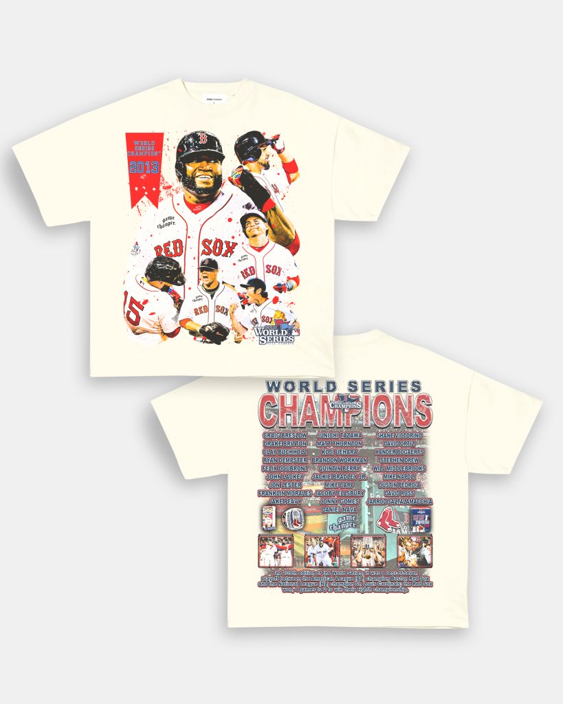 2013 WORLD SERIES CHAMPS - RED SOX TEE - [DS] - WINS™ GAME CHANGERS TEE - WINS LA