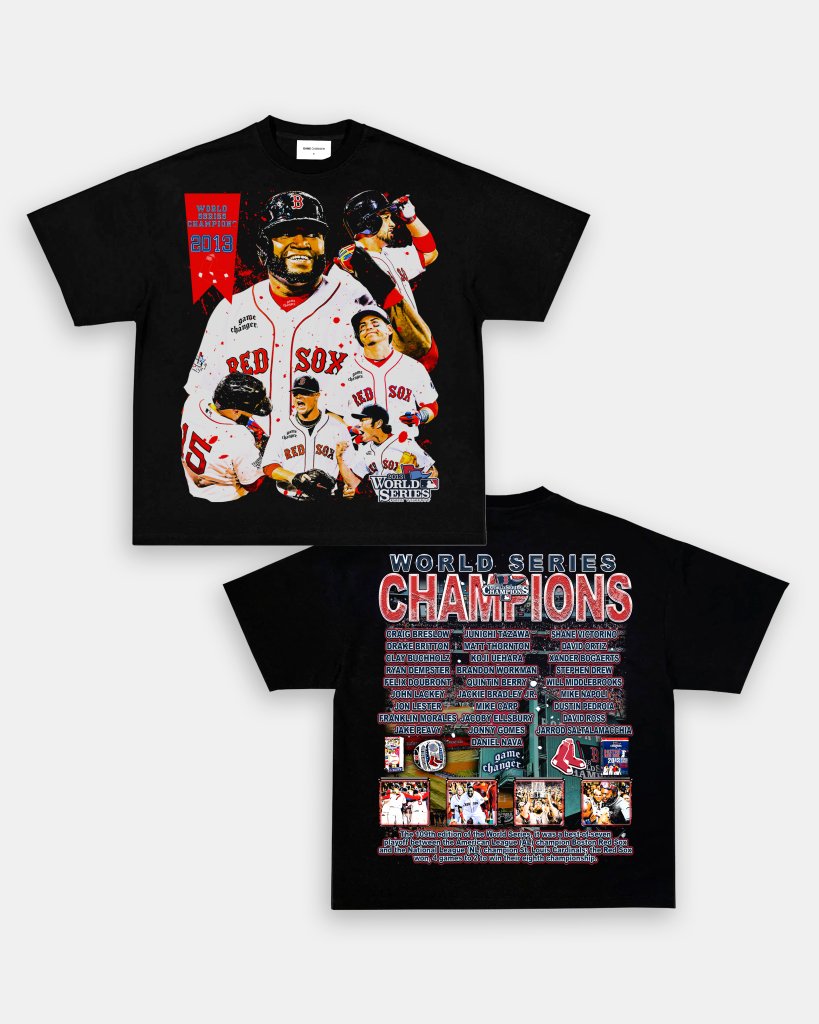 2013 WORLD SERIES CHAMPS - RED SOX TEE - [DS] - WINS™ GAME CHANGERS TEE - WINS LA