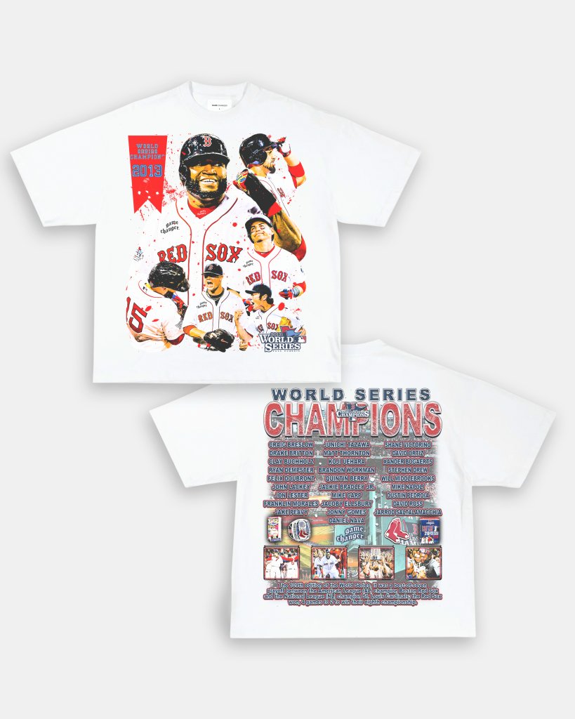 2013 WORLD SERIES CHAMPS - RED SOX TEE - [DS] - WINS™ GAME CHANGERS TEE - WINS LA