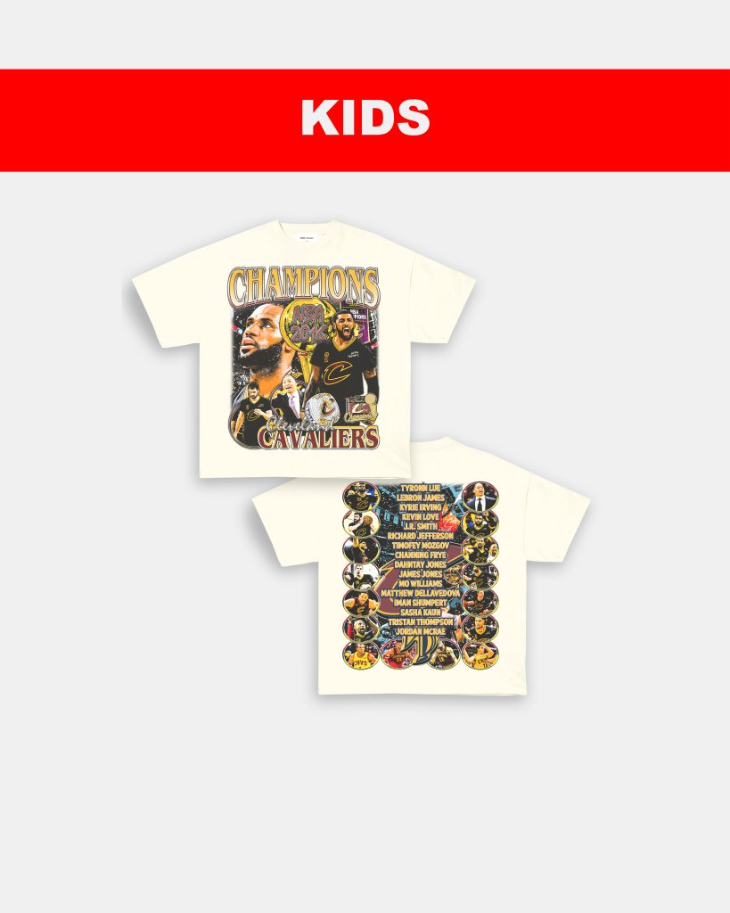 2016 NBA CHAMPIONS - KIDS TEE - [DS] - WINS™ GAME CHANGERS TEE - WINS LA