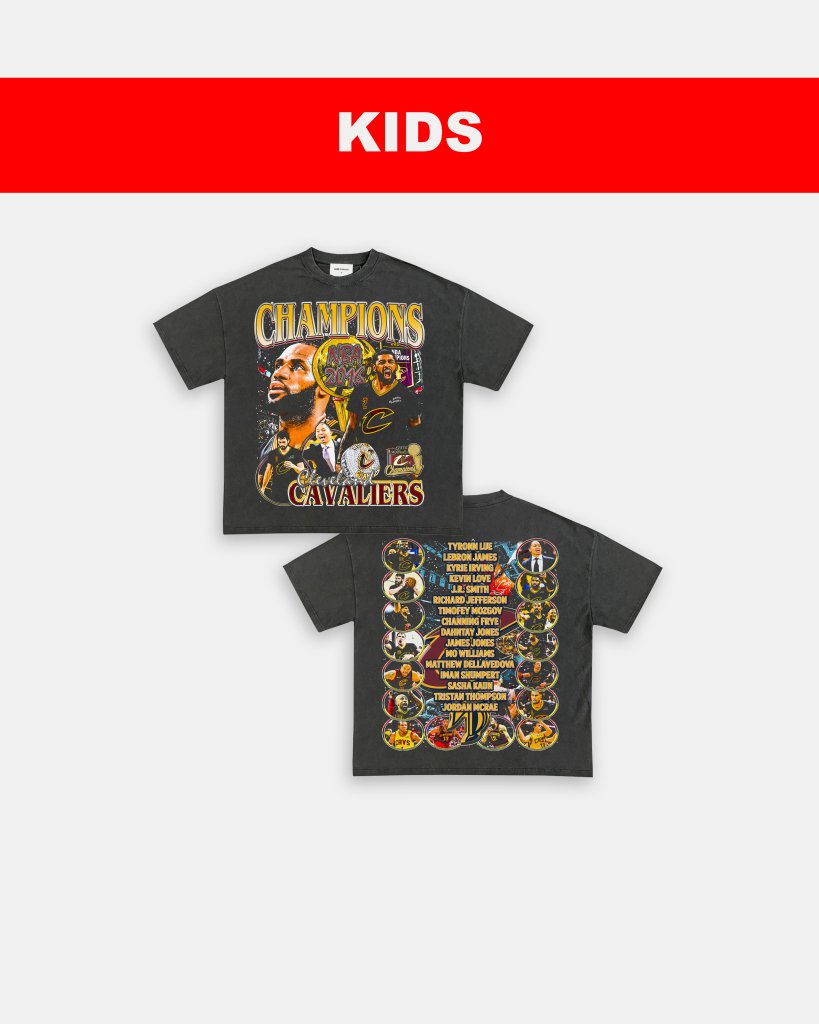 2016 NBA CHAMPIONS - KIDS TEE - [DS] - WINS™ GAME CHANGERS TEE - WINS LA