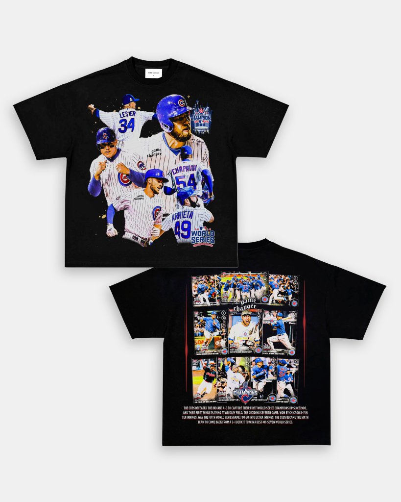 2016 WORLD SERIES CHAMPS - CUBS TEE - [DS] - WINS™ GAME CHANGERS TEE - WINS LA