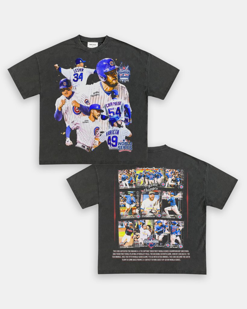 2016 WORLD SERIES CHAMPS - CUBS TEE - [DS] - WINS™ GAME CHANGERS TEE - WINS LA