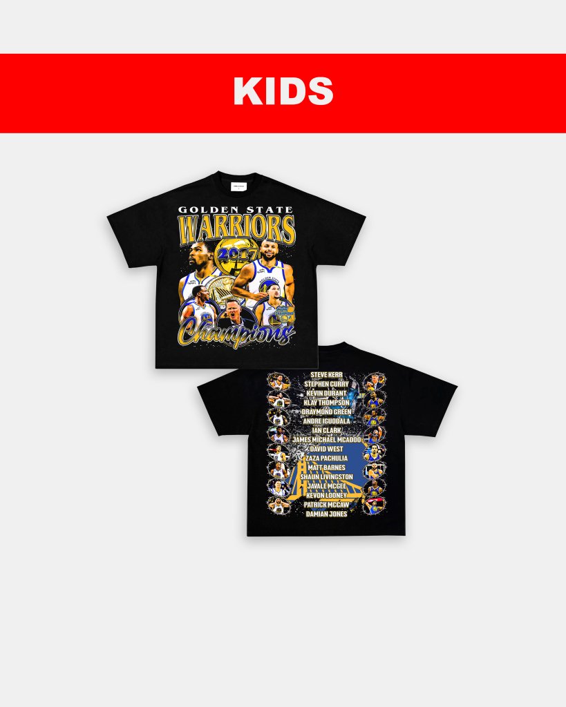 2017 NBA CHAMPIONS - KIDS TEE - [DS] - WINS™ GAME CHANGERS TEE - WINS LA