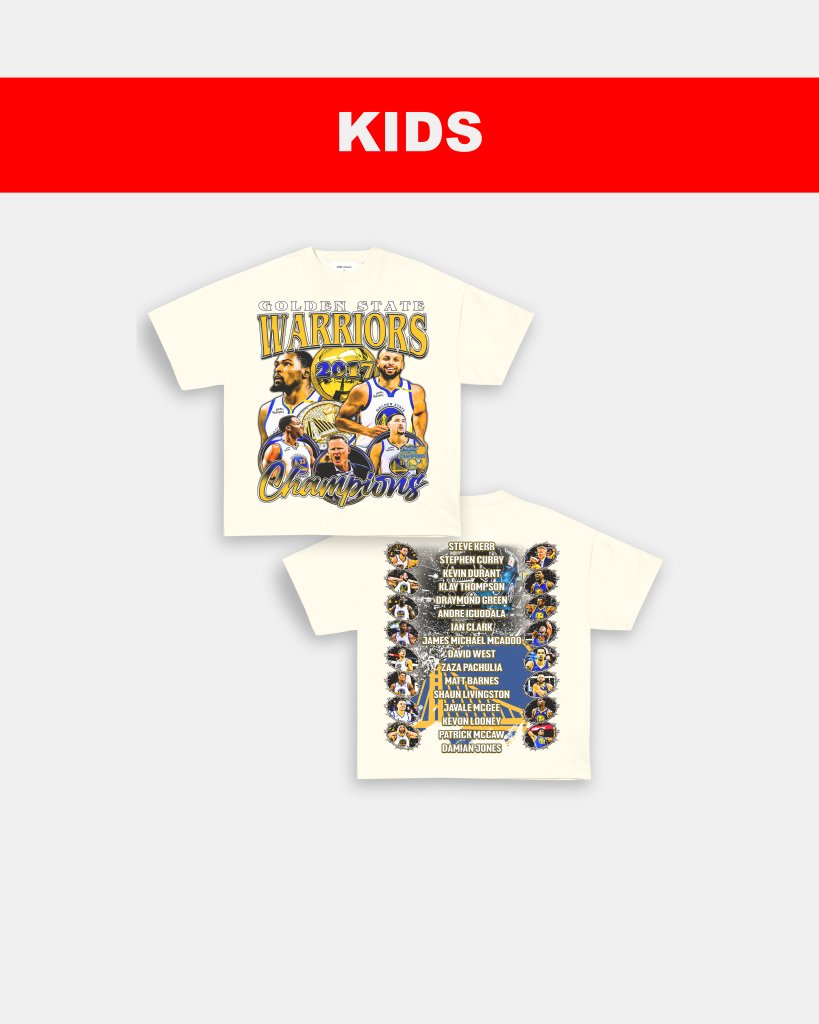 2017 NBA CHAMPIONS - KIDS TEE - [DS] - WINS™ GAME CHANGERS TEE - WINS LA