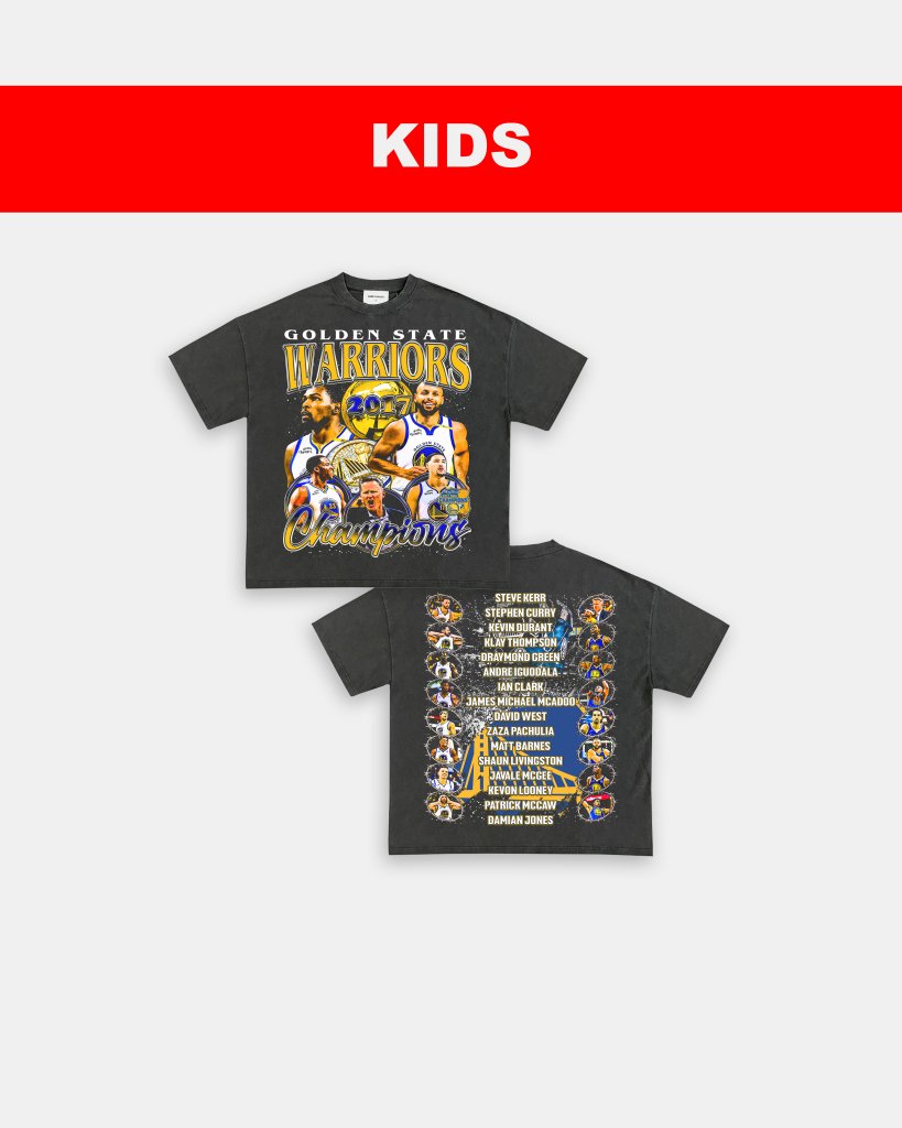 2017 NBA CHAMPIONS - KIDS TEE - [DS] - WINS™ GAME CHANGERS TEE - WINS LA