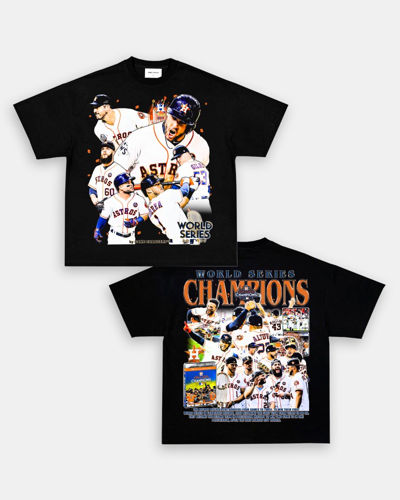 2017 WORLD SERIES CHAMPS - ASTROS TEE - [DS] - WINS™ GAME CHANGERS TEE - WINS LA