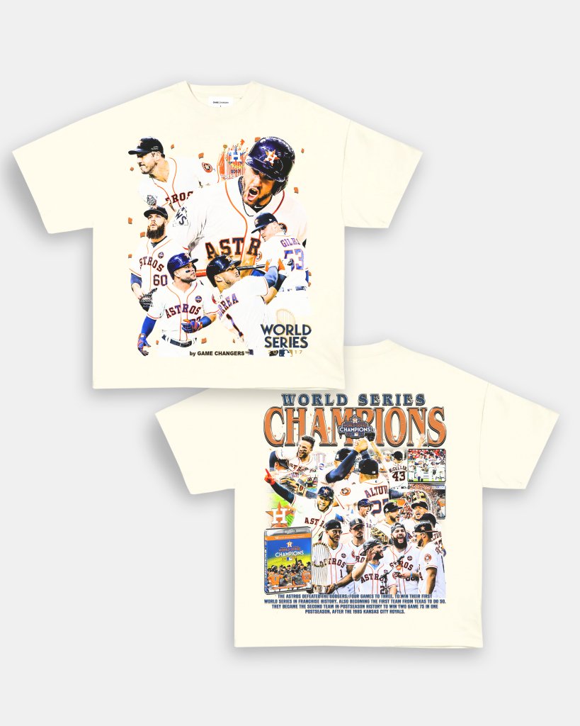 2017 WORLD SERIES CHAMPS - ASTROS TEE - [DS] - WINS™ GAME CHANGERS TEE - WINS LA