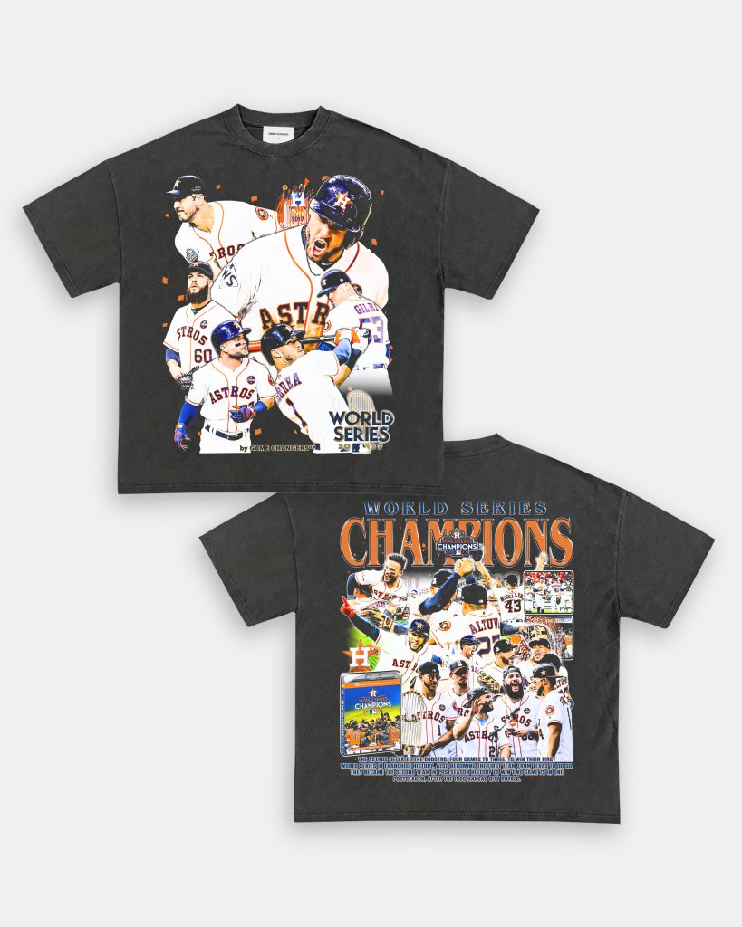 2017 WORLD SERIES CHAMPS - ASTROS TEE - [DS] - WINS™ GAME CHANGERS TEE - WINS LA