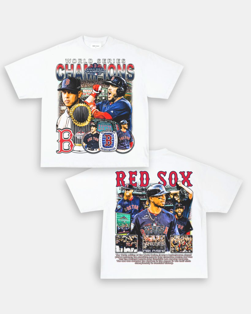 2018 WORLD SERIES CHAMPS - RED SOX TEE - [DS] - WINS™ GAME CHANGERS TEE - WINS LA