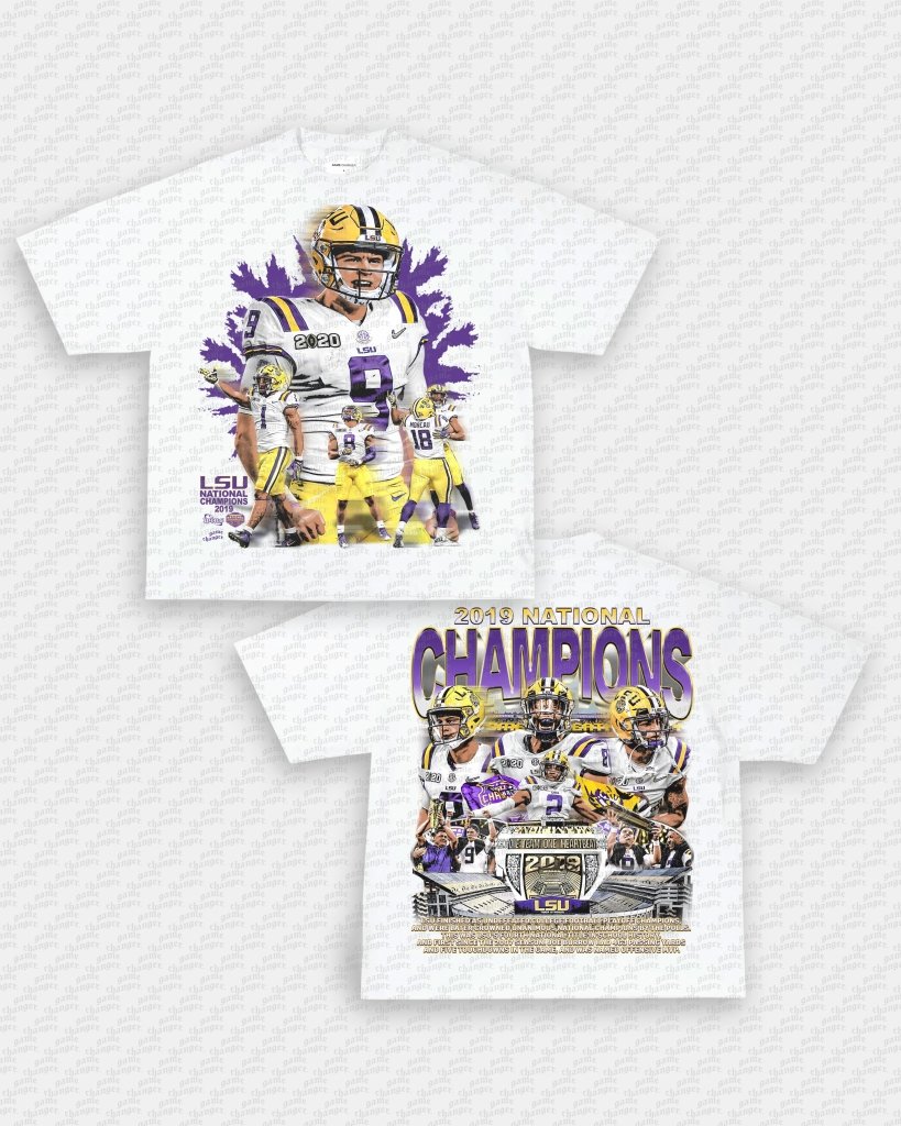 2019 NATIONAL CHAMPS - LSU TEE - [DS] - WINS™ GAME CHANGERS TEE - WINS LA