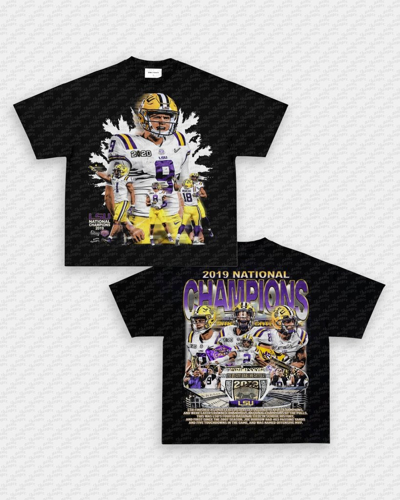 2019 NATIONAL CHAMPS - LSU TEE - [DS] - WINS™ GAME CHANGERS TEE - WINS LA