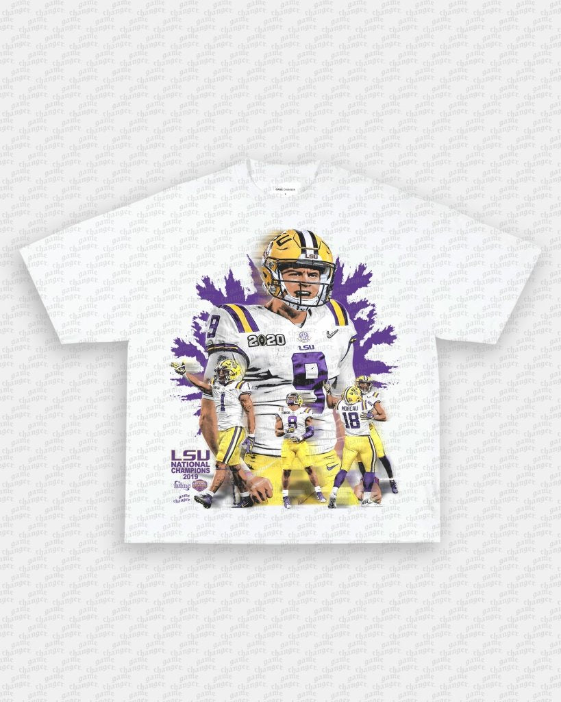 2019 NATIONAL CHAMPS - LSU V2 TEE - WINS™ GAME CHANGERS TEE - WINS LA