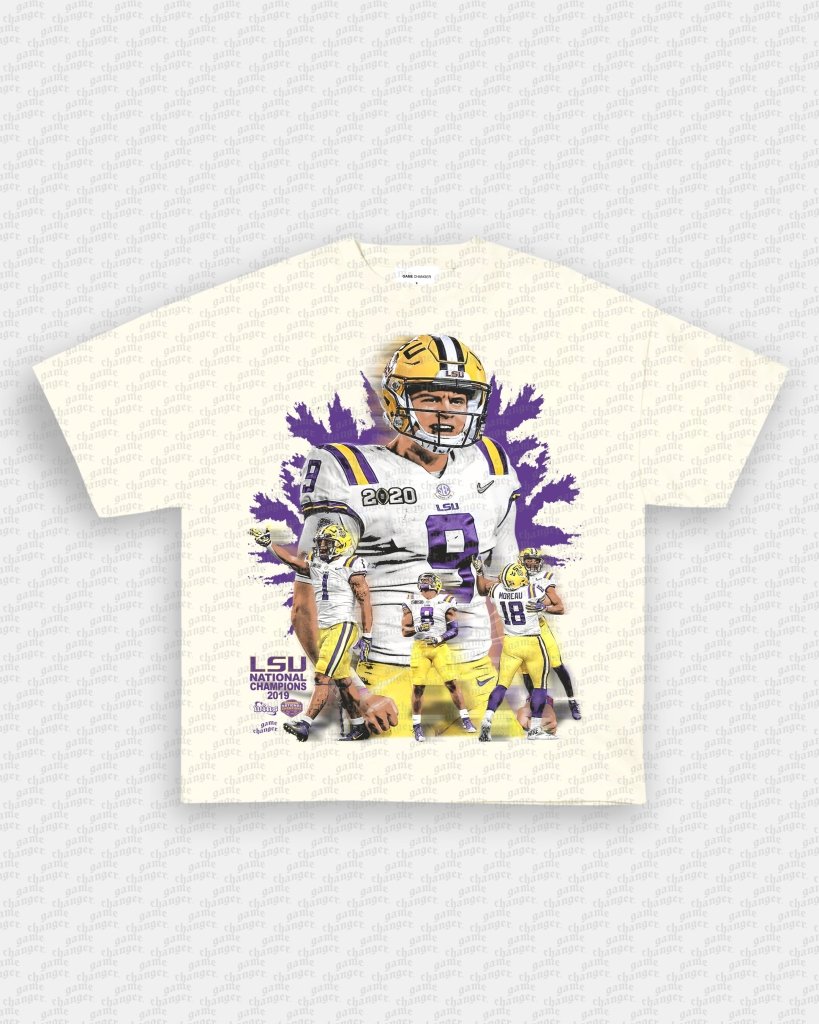 2019 NATIONAL CHAMPS - LSU V2 TEE - WINS™ GAME CHANGERS TEE - WINS LA