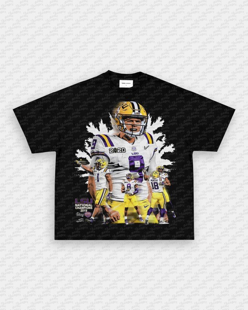 2019 NATIONAL CHAMPS - LSU V2 TEE - WINS™ GAME CHANGERS TEE - WINS LA