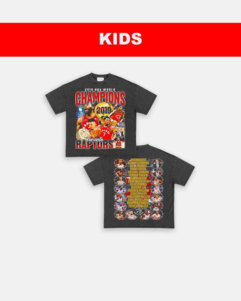 2019 NBA CHAMPIONS - KIDS TEE - [DS] - WINS™ GAME CHANGERS TEE - WINS LA