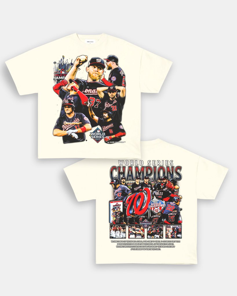 2019 WORLD SERIES CHAMPS - NATIONALS TEE - [DS] - WINS™ GAME CHANGERS TEE - WINS LA