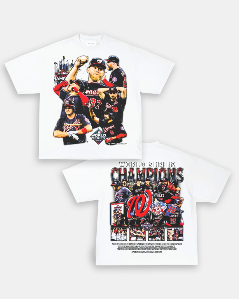 2019 WORLD SERIES CHAMPS - NATIONALS TEE - [DS] - WINS™ GAME CHANGERS TEE - WINS LA