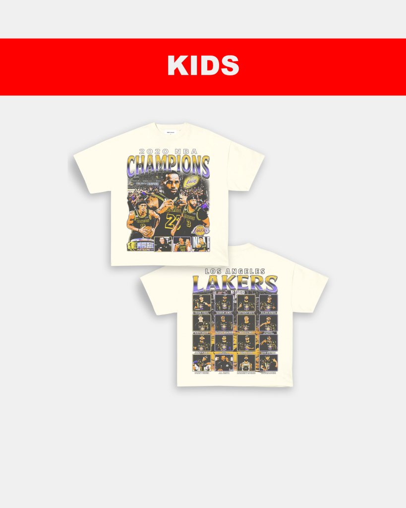 2020 NBA CHAMPIONS - KIDS TEE - [DS] - WINS™ GAME CHANGERS TEE - WINS LA