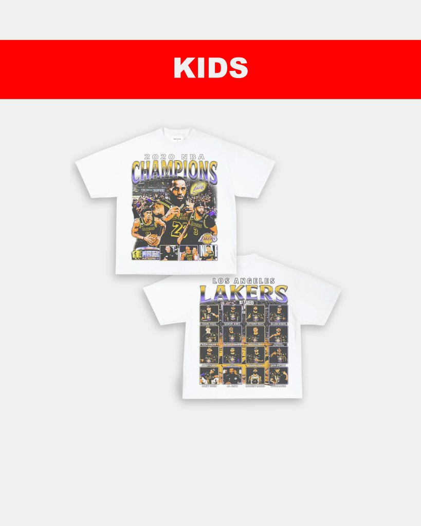 2020 NBA CHAMPIONS - KIDS TEE - [DS] - WINS™ GAME CHANGERS TEE - WINS LA