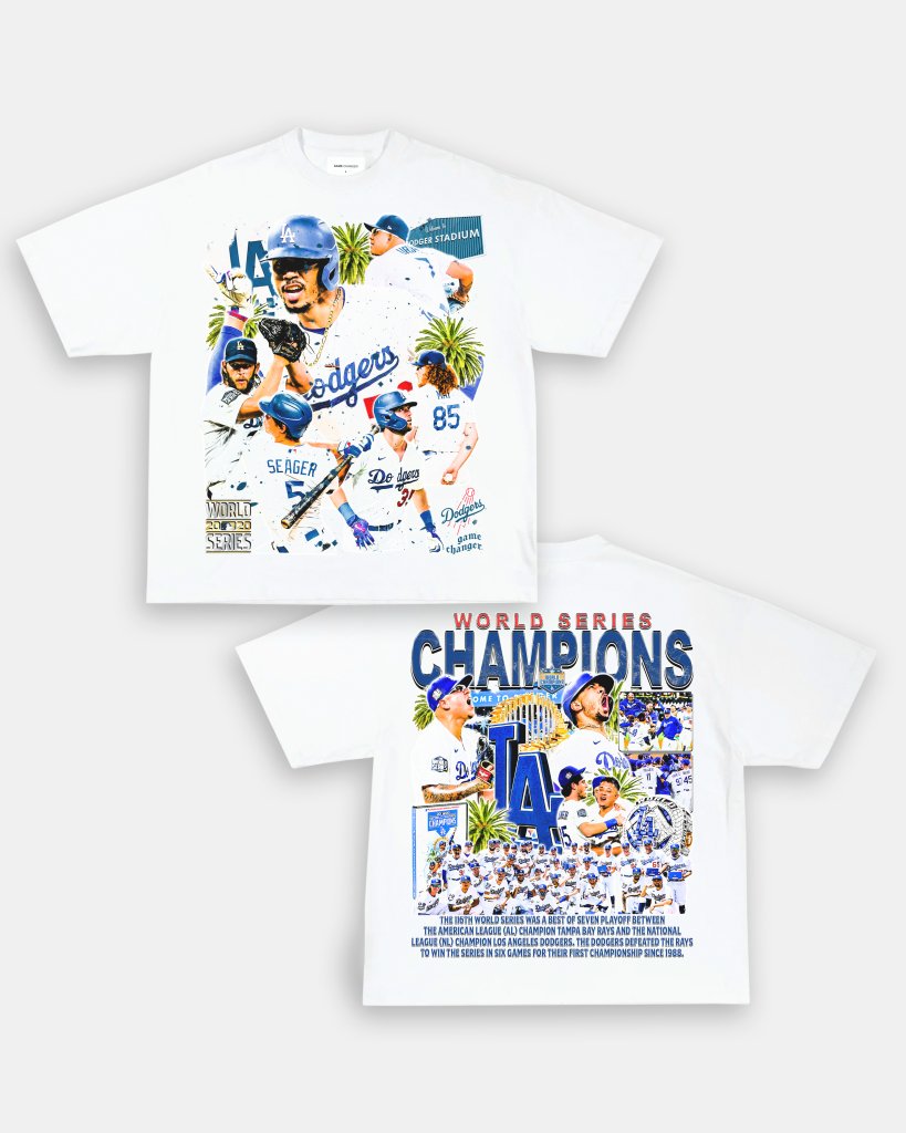 2020 WORLD SERIES CHAMPS - DODGERS TEE - [DS] - WINS™ GAME CHANGERS TEE - WINS LA