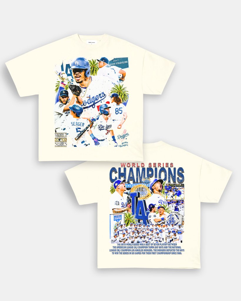 2020 WORLD SERIES CHAMPS - DODGERS TEE - [DS] - WINS™ GAME CHANGERS TEE - WINS LA