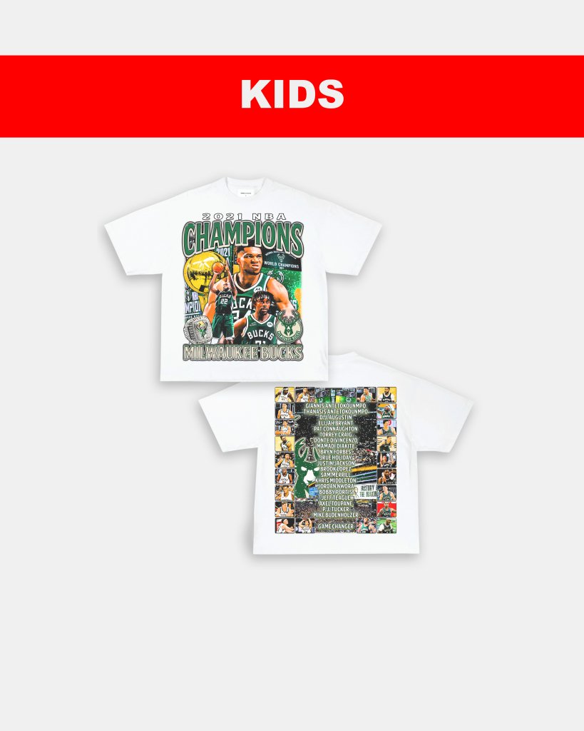 2021 NBA CHAMPIONS - KIDS TEE - [DS] - WINS™ GAME CHANGERS TEE - WINS LA