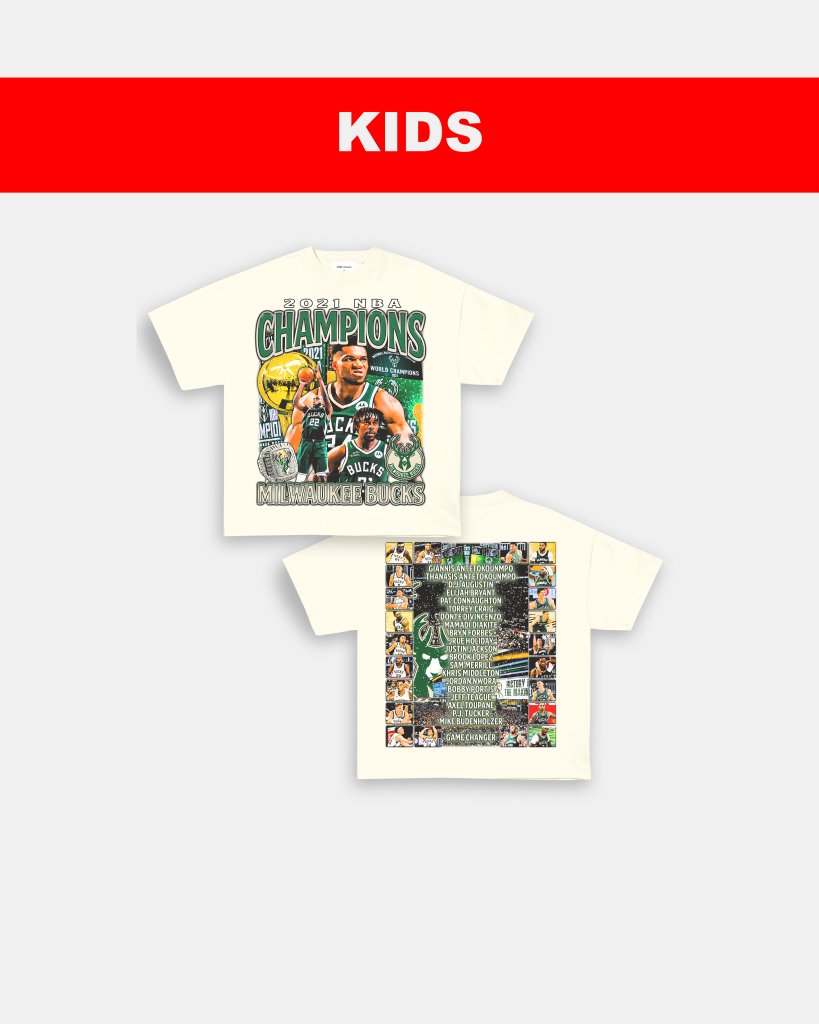 2021 NBA CHAMPIONS - KIDS TEE - [DS] - WINS™ GAME CHANGERS TEE - WINS LA